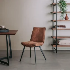 Eetkamerstoel Pamplona - Cognac - Loft24.nl