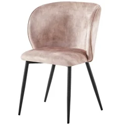 Eetkamerstoel Perano Velvet - Zand - Loft24.nl