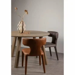 Eetkamerstoel Permit Lederlook - Coganc - Loft24.nl