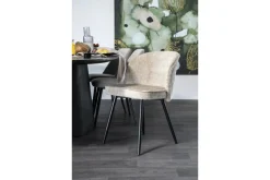 Eetkamerstoel Riley Aurora - Taupe - Loft24.nl