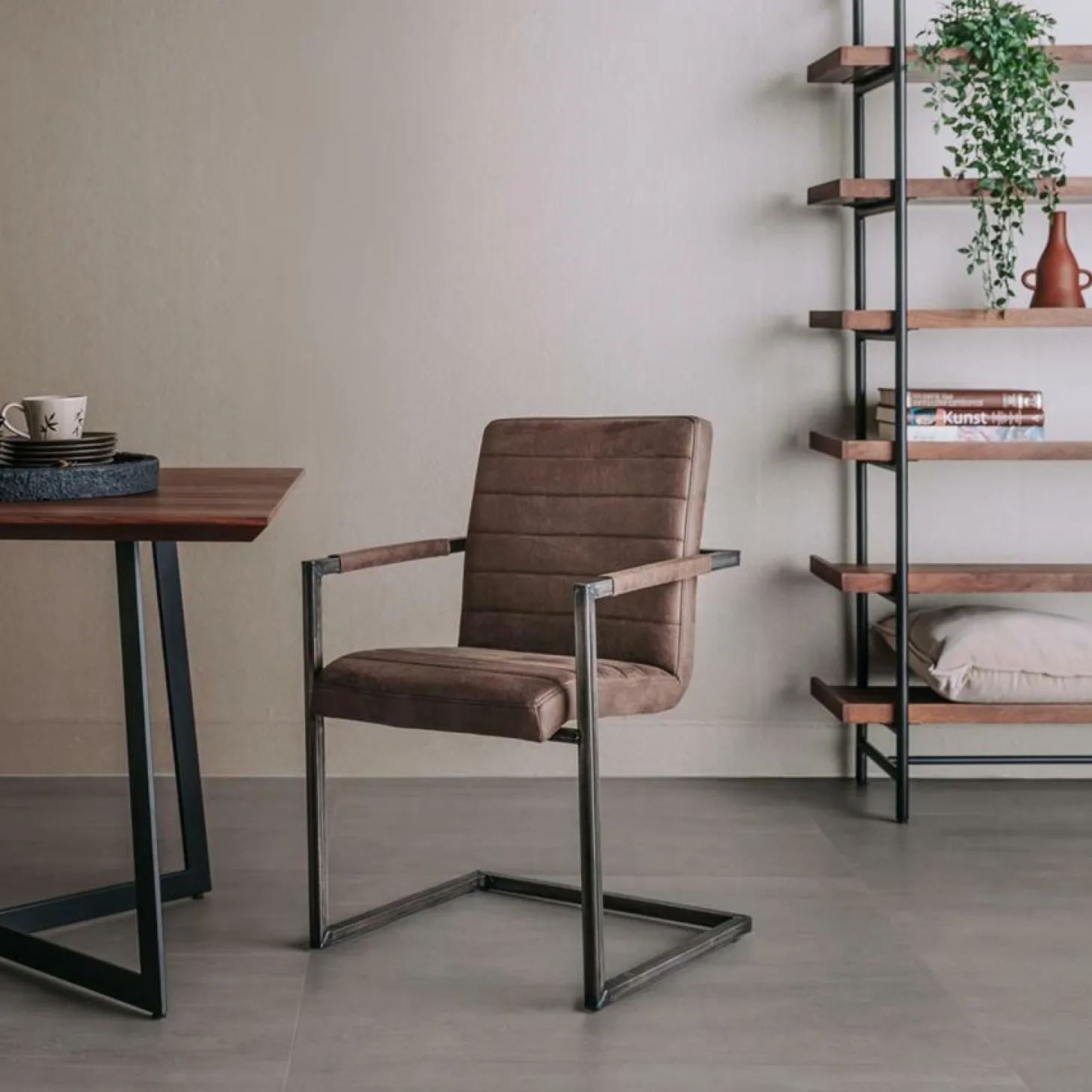 Eetkamerstoel Rocco - Bruin - Loft24.nl