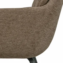 Eetkamerstoel Runa Chenille - Donker Zand - Loft24.nl