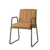 Eetkamerstoel Santo met armleuning, kleur Cognac - Loft24.nl