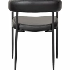 Eetkamerstoel Sev PU Leer - Zwart - Loft24.nl