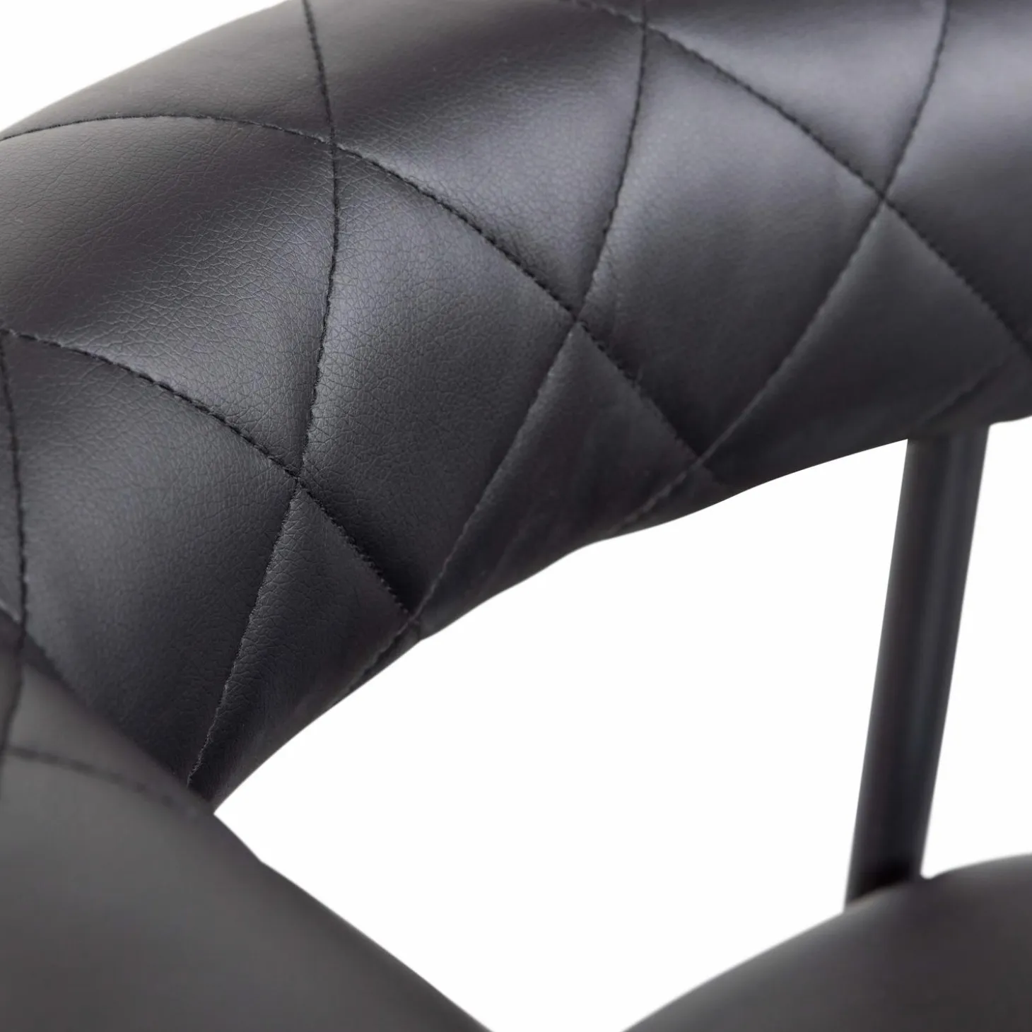 Eetkamerstoel Sev PU Leer - Zwart - Loft24.nl