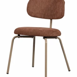 Eetkamerstoel Travis Geweven stof - Bruin - Loft24.nl