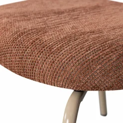 Eetkamerstoel Travis Geweven stof - Bruin - Loft24.nl