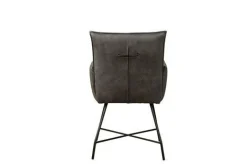 Eetkamerstoel Trofa met armleuning - Cognac - Loft24.nl