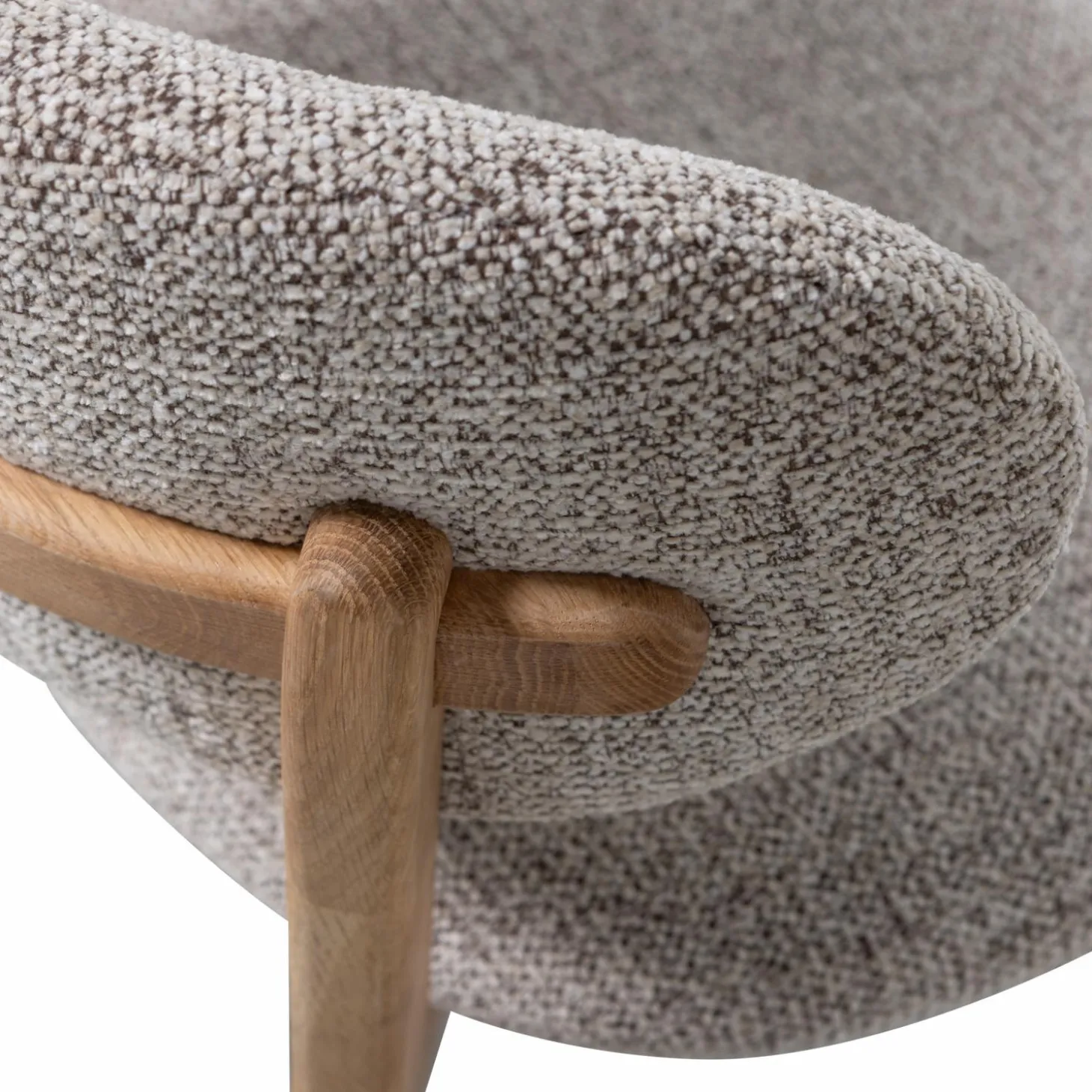 Eetkamerstoel Udarhouten onderstel - Naturel - Loft24.nl