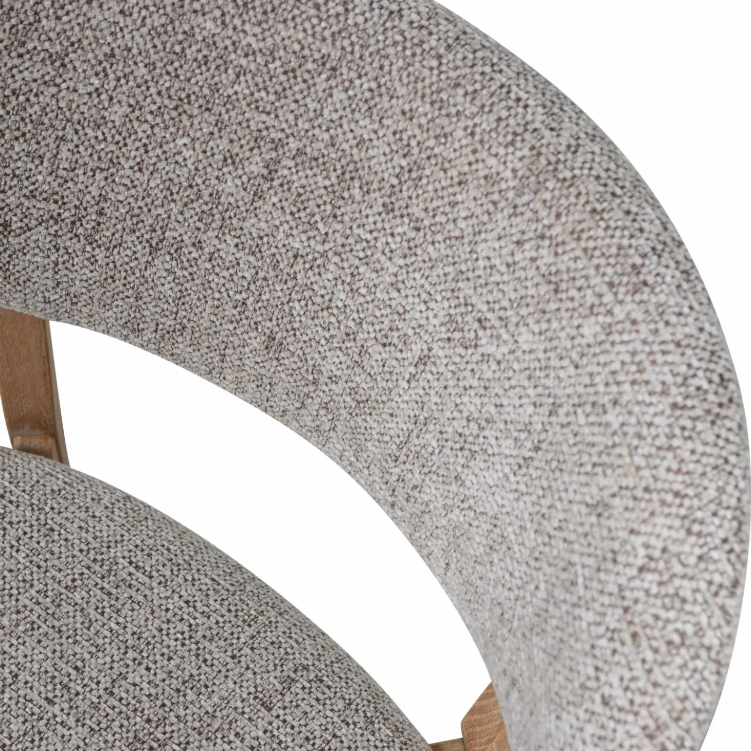 Eetkamerstoel Udarhouten onderstel - Naturel - Loft24.nl