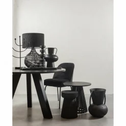 Eetkamerstoel Vogue Velvet - Zwart - Loft24.nl