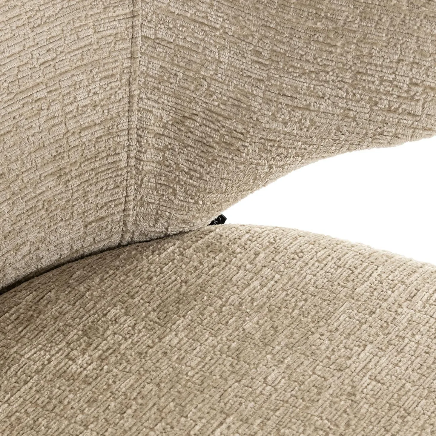 Eetkamerstoel Xandra Chenille kleur Desert - Loft24.nl