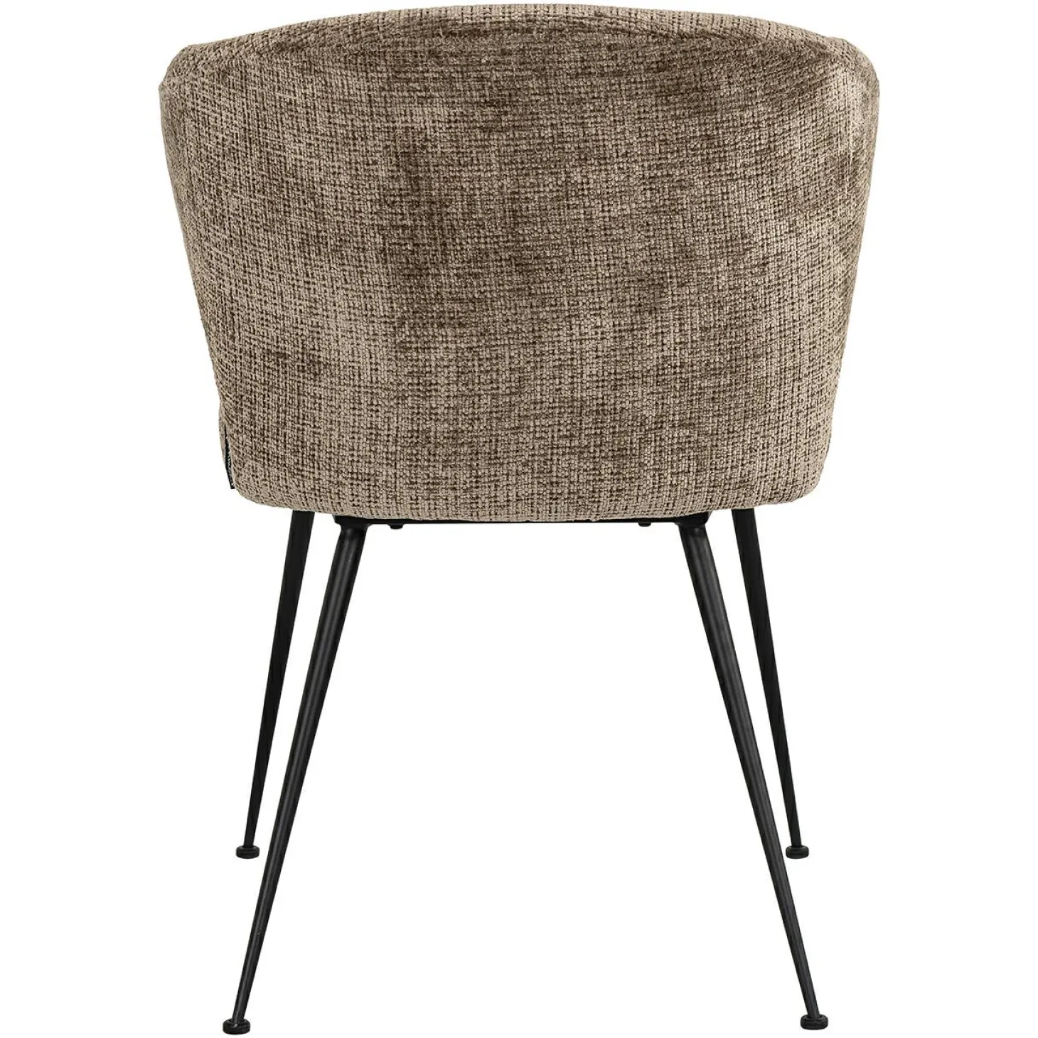 Eetkamerstoel Xandra Chenille kleur Stone - Loft24.nl