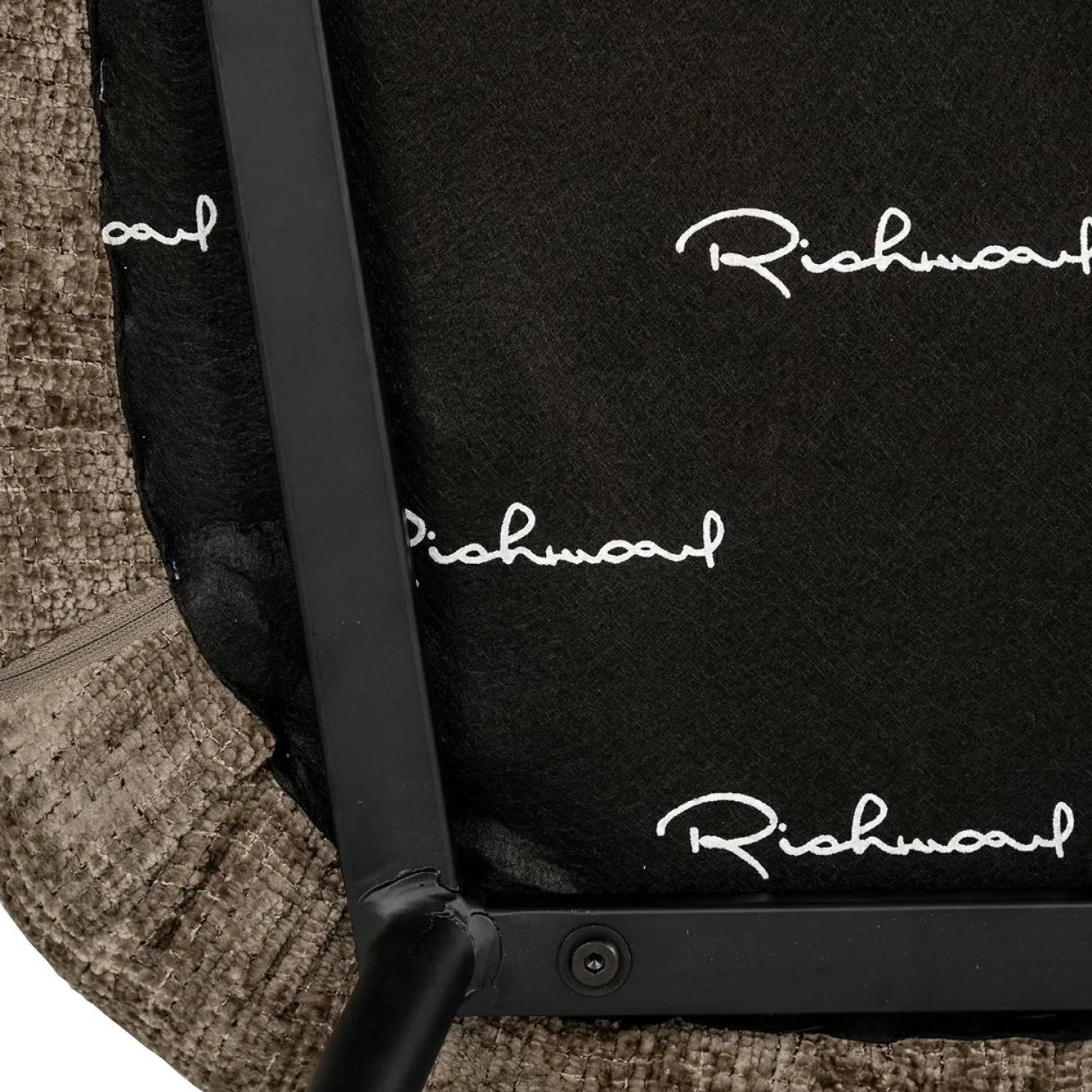 Eetkamerstoel Xandra Chenille kleur Stone - Loft24.nl