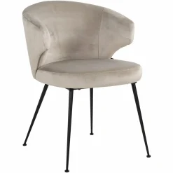 Eetkamerstoel Xandra Velvet kleur Khaki - Loft24.nl