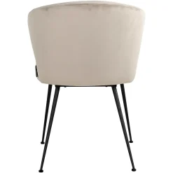 Eetkamerstoel Xandra Velvet kleur Khaki - Loft24.nl