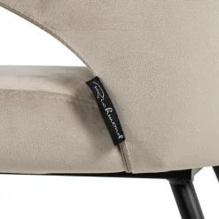 Eetkamerstoel Xandra Velvet kleur Khaki - Loft24.nl