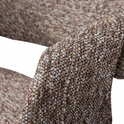 Eetkamerstoel Yossi Bruin houten onderstel- Bruin - Loft24.nl