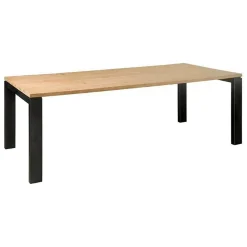 Eettafel Lido Eiken en Metaal - 220 cm - Loft24.nl
