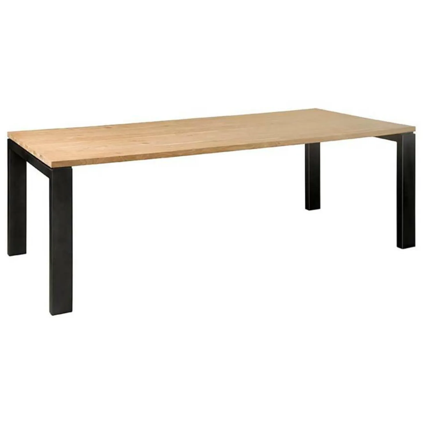 Eettafel Lido Eiken en Metaal - 160 cm - Loft24.nl