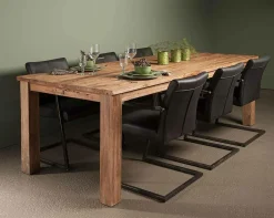 Eettafel Lorenzo Driftwood Teak - 160 cm - Loft24.nl