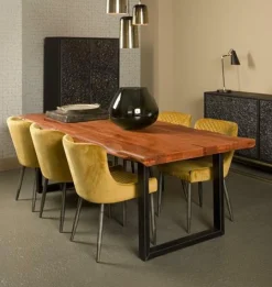 Eettafel Nicosia Boomstam Mangohout - 200 cm - Loft24.nl