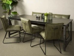 Eettafel Paterno Zwart - 180 cm - Loft24.nl