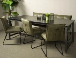 Eettafel Paterno Zwart - 200 cm - Loft24.nl