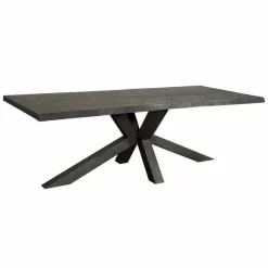Eettafel Sovana Zwart - 200 cm - Loft24.nl