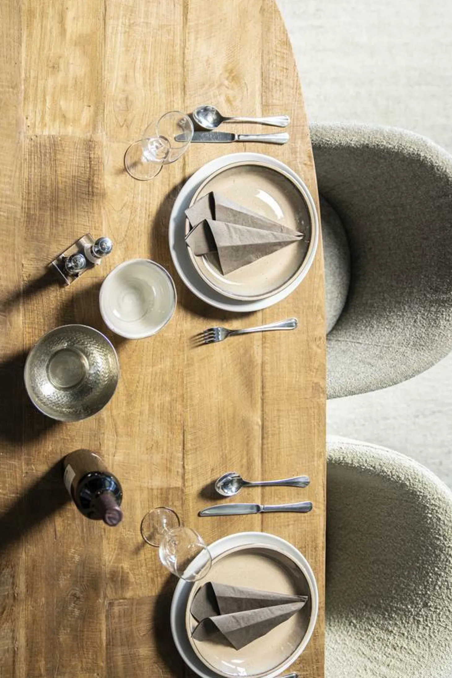 Eettafel Tabassum Teakhout - 220cm - Loft24.nl