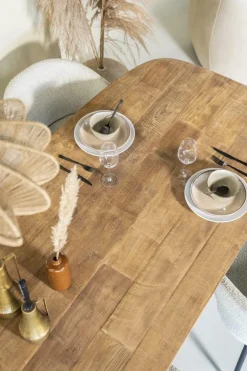 Eettafel Tabassum Teakhout - 220cm - Loft24.nl