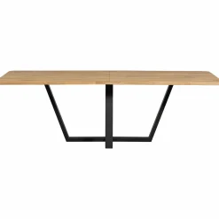 Eettafel Tablo Eikenhout, 240 x 100cm, kleur Naturel - Drenthe poot - Loft24.nl