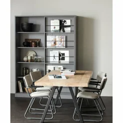 Eettafel Tablo Mangohout, met 2-standen Alkmaar poot - 180 cm - Loft24.nl