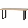 Eettafel Tablo Mangohout, met 2-standen U poot - 180 cm - Loft24.nl
