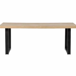 Eettafel Tablo Mangohout, met 2-standen U poot - 180 cm - Loft24.nl