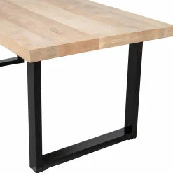 Eettafel Tablo Mangohout, met 2-standen U poot - 180 cm - Loft24.nl