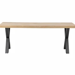 Eettafel Tablo Mangohout, met X-poot - 180 cm - Loft24.nl