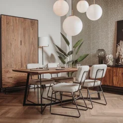 Eettafel Taviano Sheeshamhout 200 cm - Loft24.nl