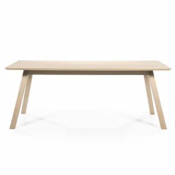 Eettafel Thomas Eikenhout 220 x 90cm - Naturel - Loft24.nl