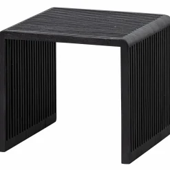 Exclusive Bijzettafel Willa Set van 2 stuks Teakhout Zwart - Loft24.nl