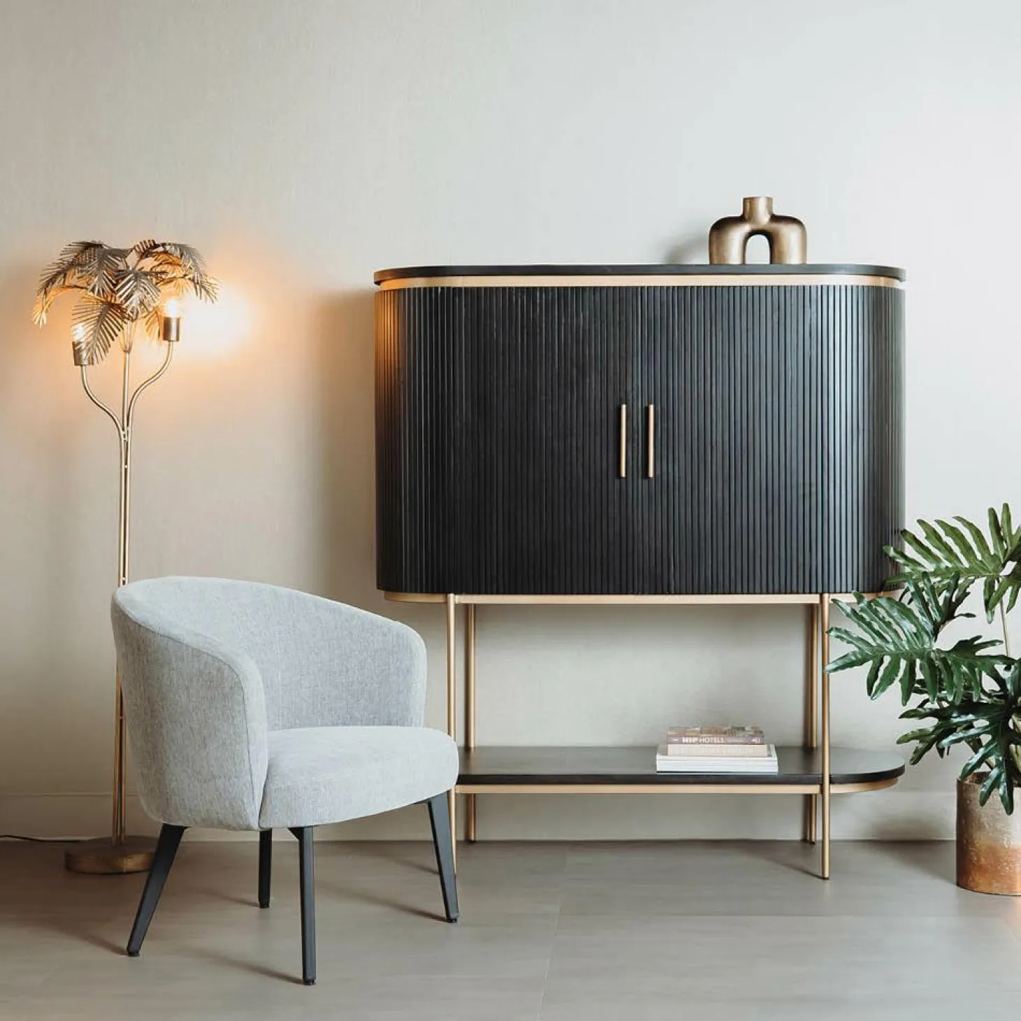 Fauteuil Albi - Blauwgrijs - Loft24.nl