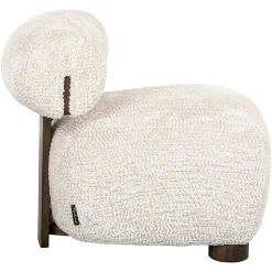 Fauteuil Arabella Chenille - Crème - Loft24.nl