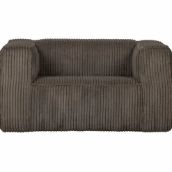 Fauteuil Bean Grove Ribstof - Mud - Loft24.nl