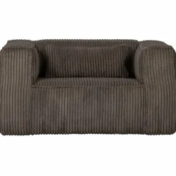 Fauteuil Bean Grove Ribstof - Mud - Loft24.nl