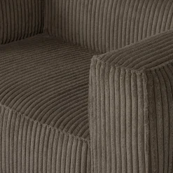 Fauteuil Bean Grove Ribstof - Mud - Loft24.nl