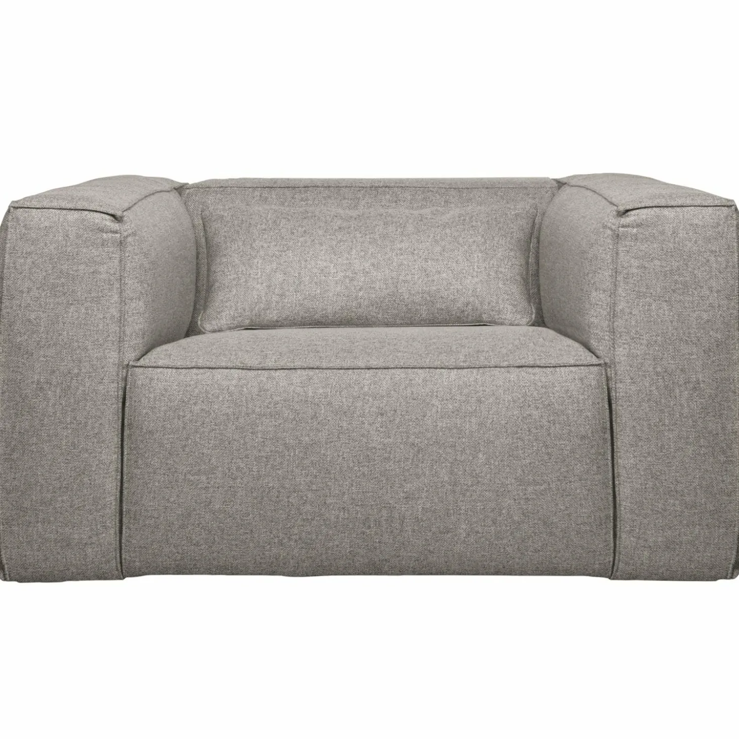 Fauteuil Bean met kussen - Lichtgrijs - Loft24.nl