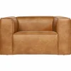 Fauteuil Bean Recycle Leer - Cognac - Loft24.nl