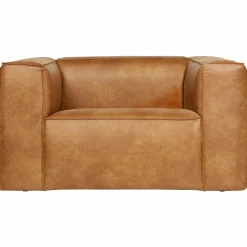 Fauteuil Bean Recycle Leer - Cognac - Loft24.nl