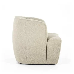 Fauteuil Charlotte Bouclé Taupe - Loft24.nl