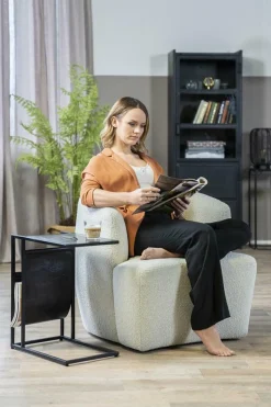 Fauteuil Charlotte Bouclé Beige - Loft24.nl